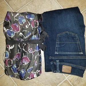 Amercan eagle Dress and jeans size 0